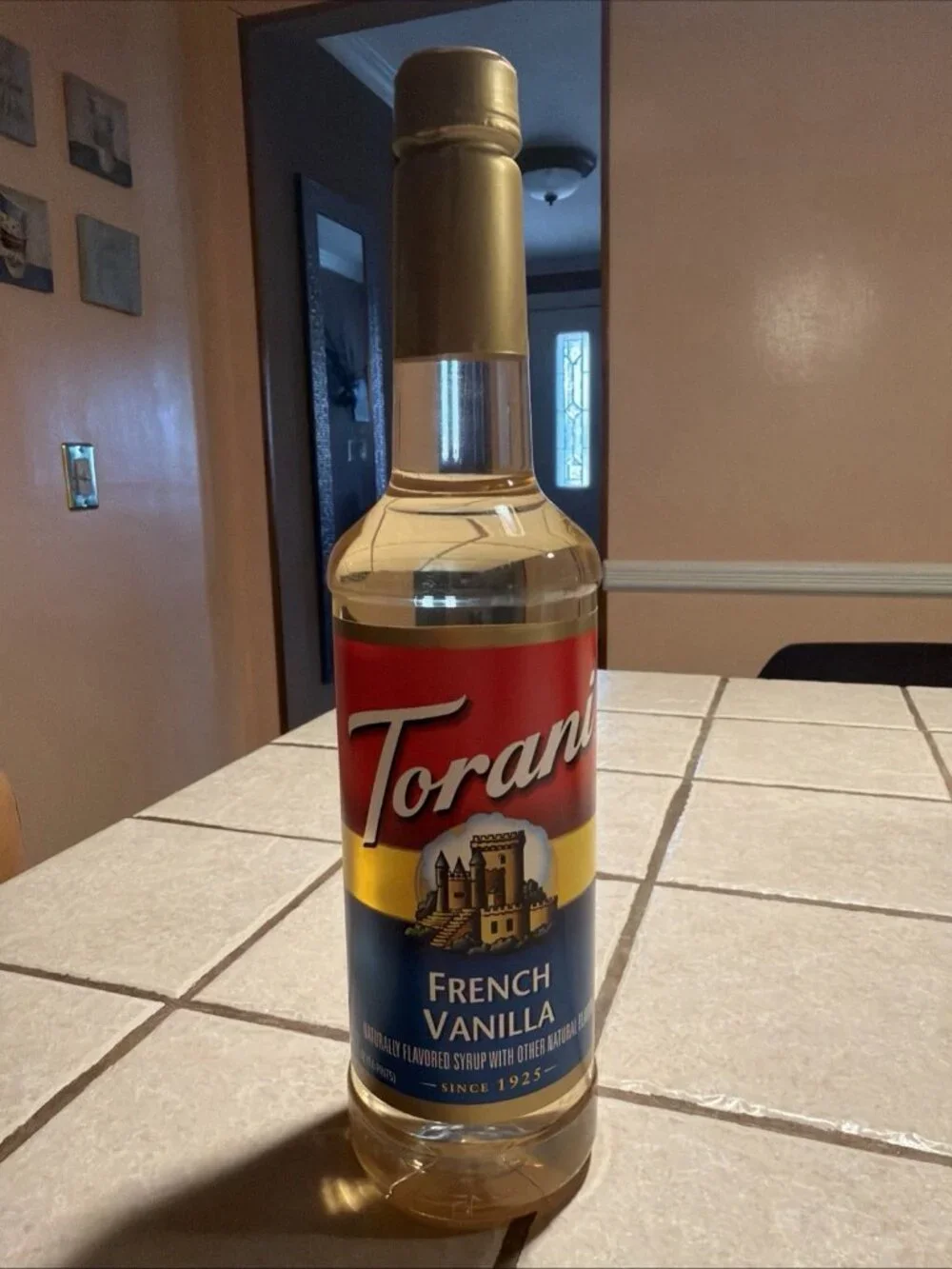 Torani French Vanilla Coffee Syrup 25.4 oz Bottles Flavoring For Latte Drinks